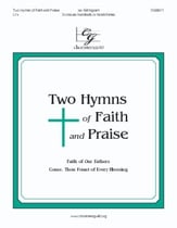 Two Hymns for Faith and Praise Handbell sheet music cover